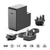 Detachable 100W USB C PD Power Adapter with Interchangeabl Plugs